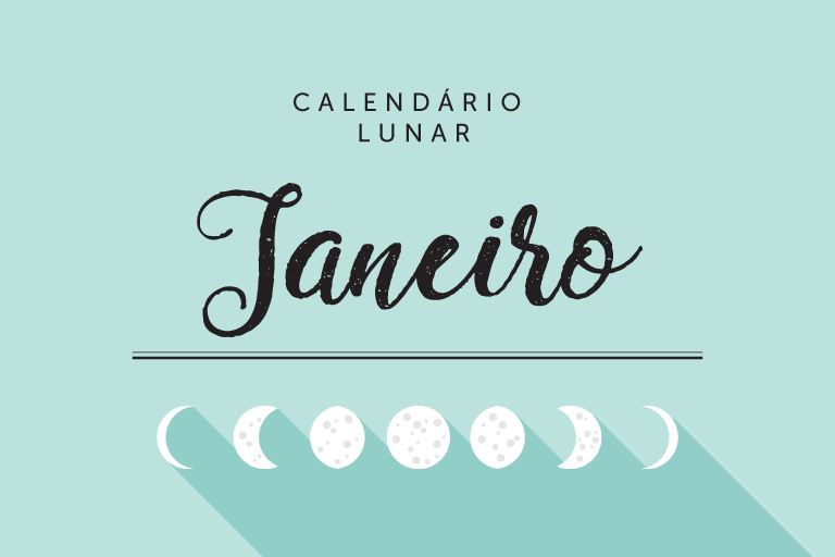 Calendário Lunar: Janeiro de 2026