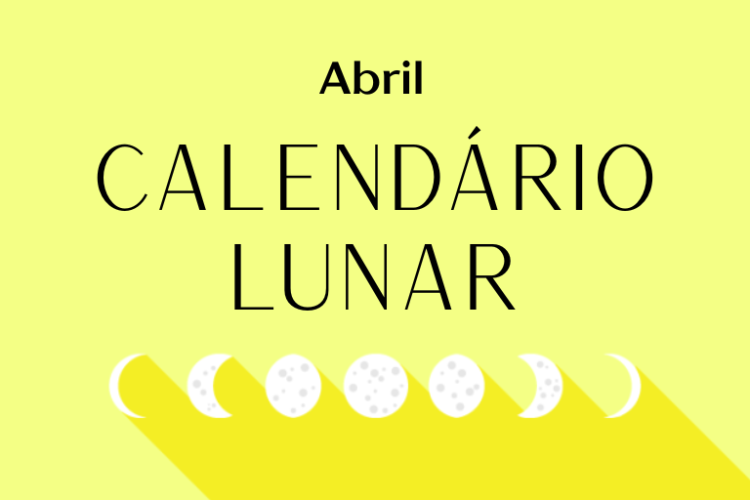 Calendário lunar de abril de 2026