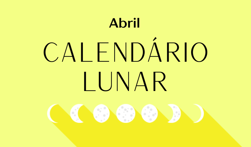 Calendário lunar de abril de 2026
