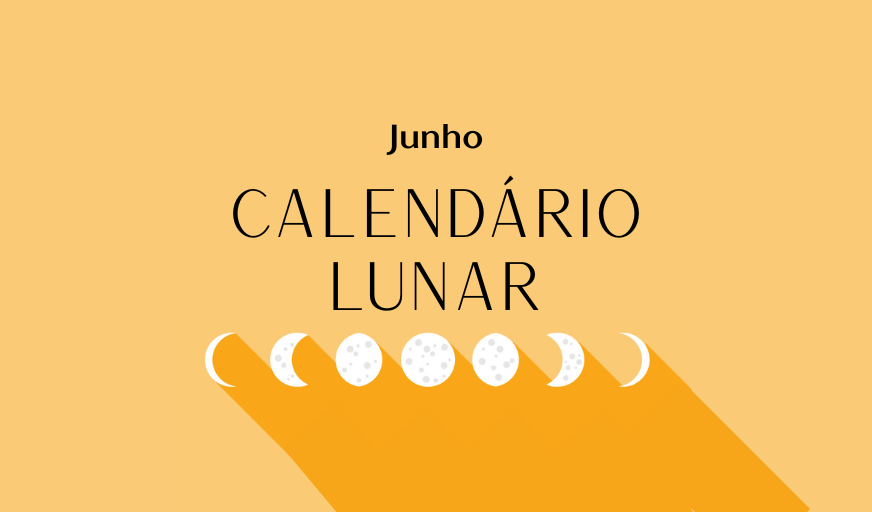 Calendário lunar de junho de 2026