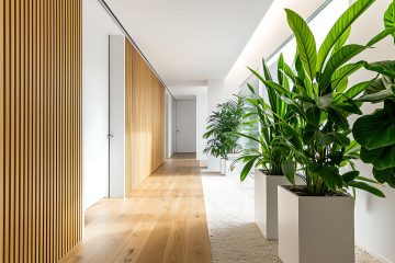 Decoração do hall de ingresso