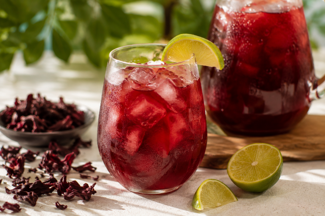 Receita: Iced tea de hibisco