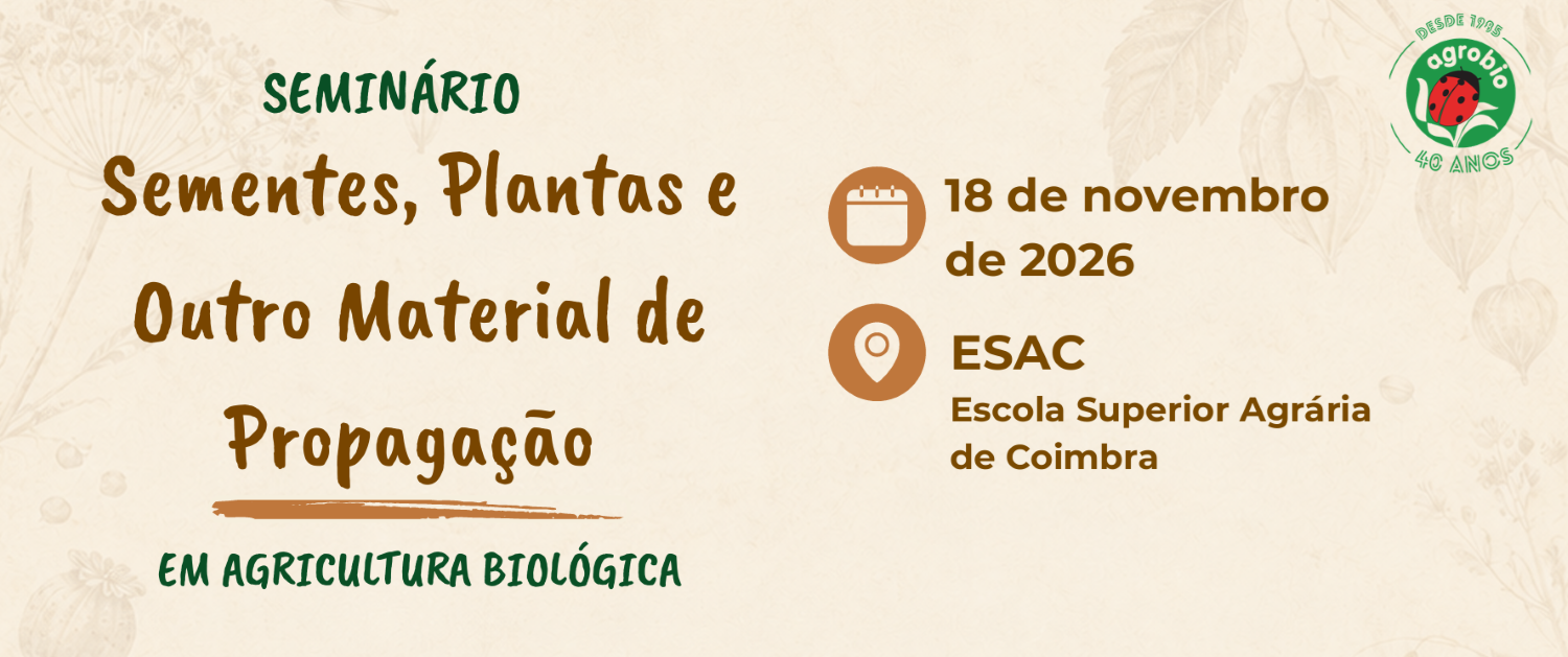 Sementes, vegetação e outro material de propagação